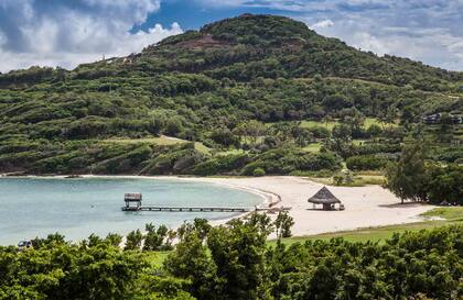 Carenage Bay, en la parte norte de Canouan.