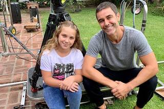 La dulce escena en la que la hija de Mariano Martinez actúa con él en Separadas