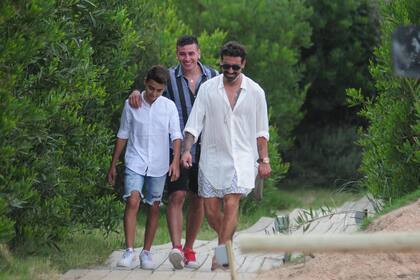 Separado de Yanina Screpante, Ezequiel "Pocho" Lavezzi aprovechó estas vacaciones para compartir más tiempo con su hijo Tomás