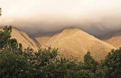 Atardecer serrano en San Javier, desde la ruta.