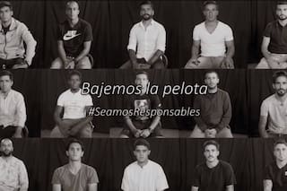 "Bajemos la pelota": la campaña de futbolistas uruguayos que pide respeto