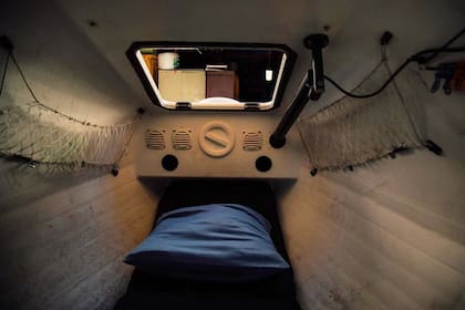 Así era la habitación para que Angela Madsen pudiese descansar