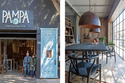 al showroom y el taller de Pampa.