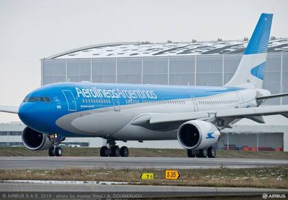 02/03/2015 Avión de aerolíneas argentinas ECONOMIA ARGENTINA SUDAMÉRICA DOUMENJOU ALEXANDRE - MASTERFILMS