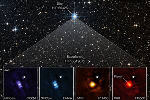 El telescopio James Webb toma su primera imagen de un planeta fuera del Sistema Solar