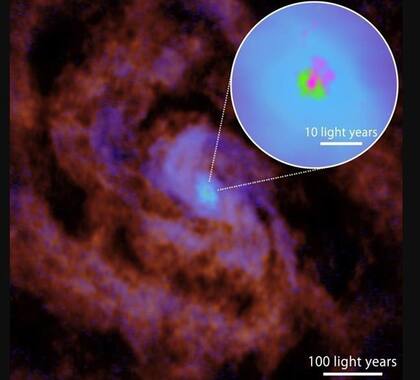 03/11/2023 La región central de la galaxia Circinus observada con ALMA.. Astrónomos japoneses han logrado observar con el telescopio ALMA el cercano núcleo galáctico activo de la galaxia Circinus, con una resolución extremadamente alta, de aproximadamente 1 año luz. POLITICA INVESTIGACIÓN Y TECNOLOGÍA ALMA (ESO/NAOJ/NRAO), T. IZUMI ET AL.