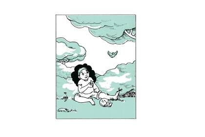 Una página de la historieta "Nido", de Daniela Ruggeri