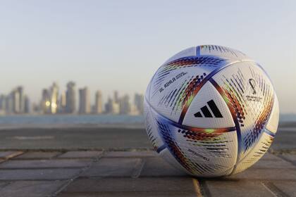 07/02/2022 Balón de adidas 'Al Rihla' para el Mundial Qatar 2022. DEPORTES MOHAMED ALI ABDELWAHID / ADIDAS