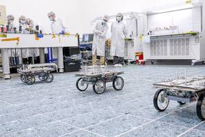 08/03/2024 Ensayo del proyecto CADRE en una sala limpia del JPL POLITICA INVESTIGACIÓN Y TECNOLOGÍA NASA/JPL-CALTECH