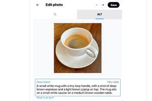 Twitter lanza ALT badge, la función que permite añadir descripciones en las fotos