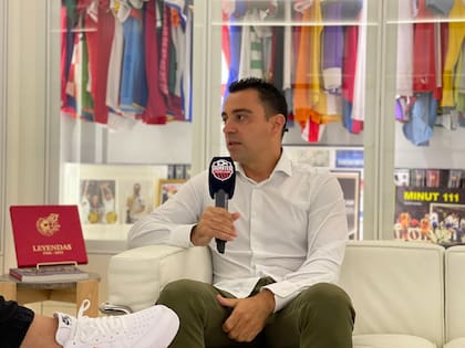 08/06/2023 Fútbol.- Xavi: "A Messi le hacía mucha ilusión venir al Barça, pero no se ha dado". "Quiere bajar el nivel de tensión y presión, que aquí al volver sería de '10' otra vez" DEPORTES JIJANTES TV/TWITCH