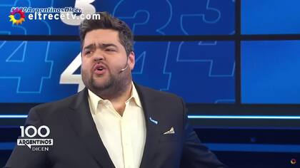 100 argentinos dicen, conducido por Darío Barassi, fue el programa más visto de eltrece