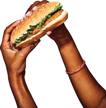 100% vegetal y con sabor a pollo: la original apuesta de una cadena de comida rápida.