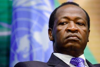 12 de Noviembre de 2008. El entonces presidente Blaise Compaoré en un encuentro en la ONU. Fue derrocado en 2014