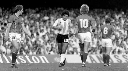 El debut mundialista de Maradona, en España 82, contra Bélgica