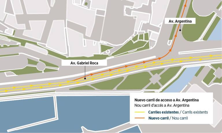La avenida Gabriel Roca en dirección a la Catedral dispondrá de un ...