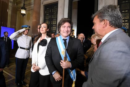 143 Apertura Sesiones Ordinarias del Congreso de la Nacion, el 1 de marzo de 2025, en Buenos Aires;
Javier Milei y Victoria Villarruel