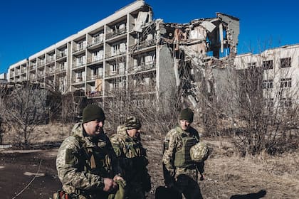 15-02-2022 Soldados ucranianos en Donetsk POLITICA Diego Herrera - Europa Press