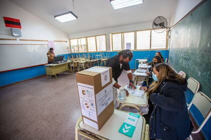 15 de Agosto de 2021 elecciones legislativas en Salta. Escuela Sargento Cabral