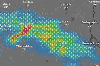 Emiten una alerta amarilla por calor y tormentas para este jueves