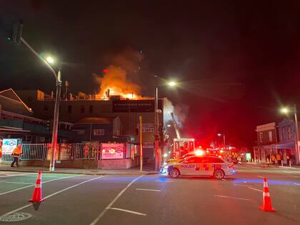 16/05/2023 Incendio en un hotel en Wellington, Nueva Zelanda SOCIEDAD INTERNACIONAL AYUNTAMIENTO DE WELLINGTON