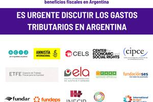 17 organizaciones reclamaron por los gastos tributarios