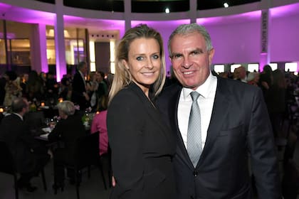 Carsten Spohr, director ejecutivo de Lufthansa, y su esposa Vivian Spohr