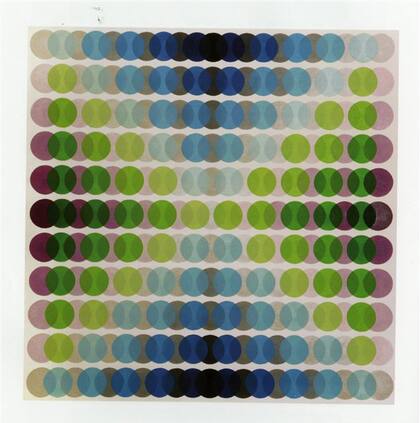 18 variaciones sobre un mismo tema, óleo sobre tela, 1968