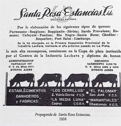 1919. Otto Eduardo Bemberg funda Santa Rosa Estancias, explotación agrícola ganadera que daría origen a la quesería más antigua de la Argentina
