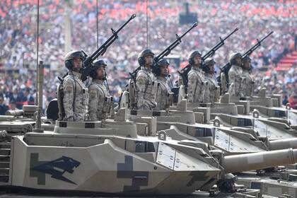 Para la celebración China mostró su gran poderío militar.