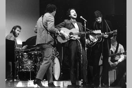 En 1968, prendiéndose fuego con su banda en el Carnegie Hall de Nueva York