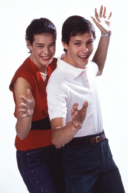 1983. La princesa y Paul Belmondo en París.