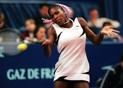 Una postal del siglo pasado: Serena, con 17 años, en el Open Gaz de Francia
