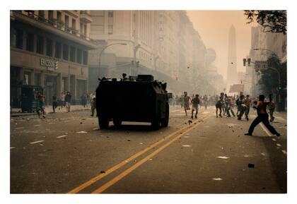 Movilización, represión y caos en el centro porteño, el 20 de diciembre de 2001