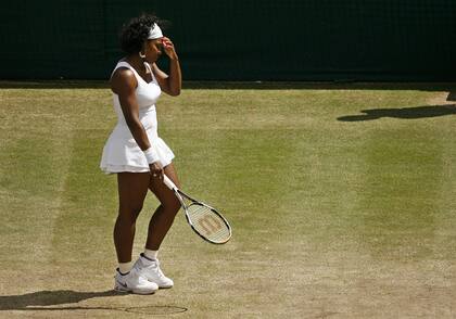 Ahora sí: todo de blanco. En Wimbledon 2008