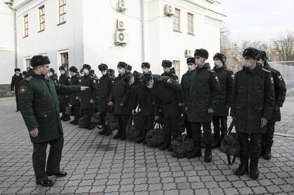 21-02-2022 Reclutas del Ejército ruso POLITICA EUROPA RUSIA KONSTANTIN MIHALCHEVSKIY / SPUTNIK / CONTACTOPHOTO