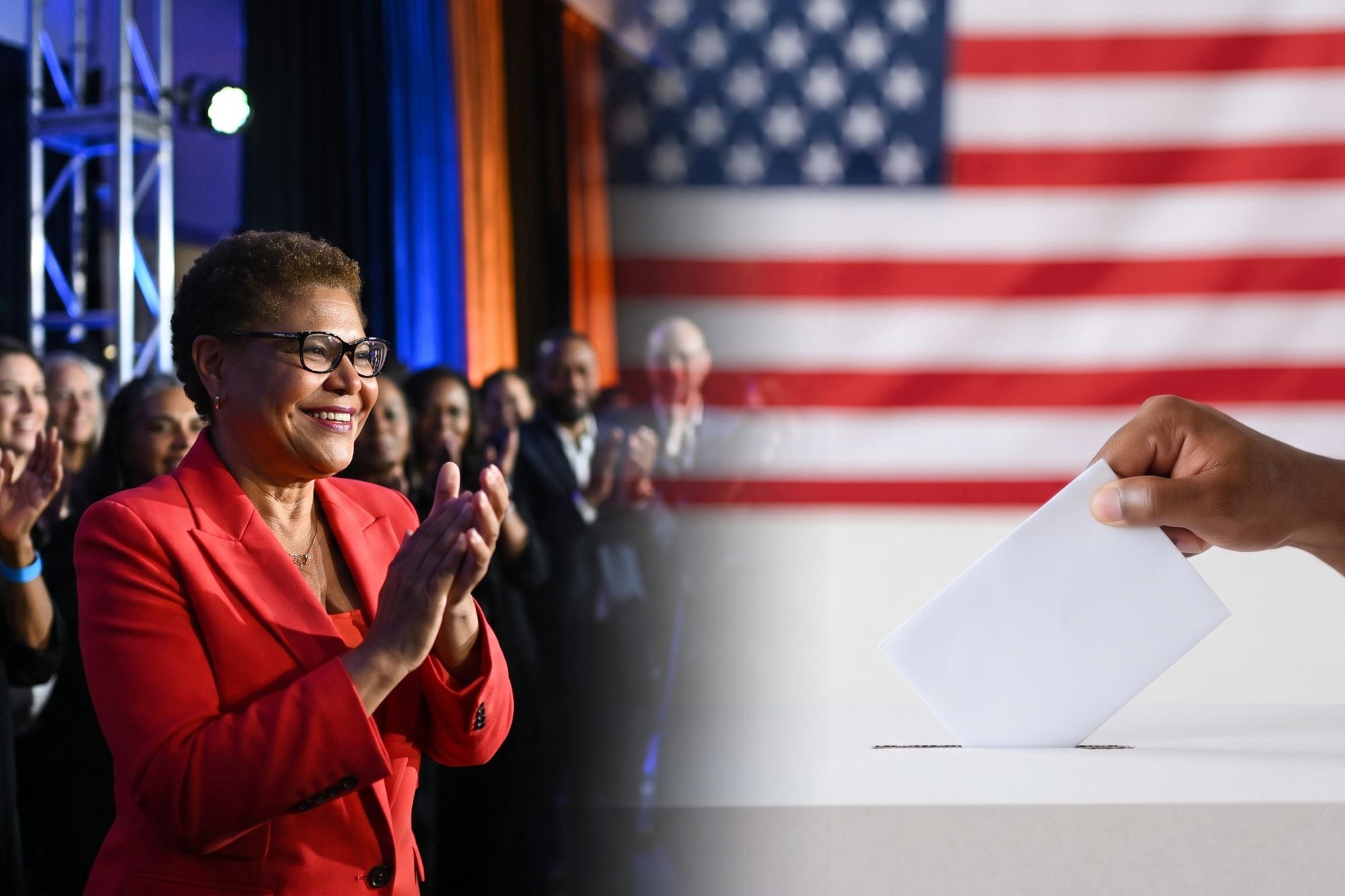 Karen Bass se prepara para el debate electoral en Los Ángeles: hora y cómo ver en vivo la previa de las midterms 2026