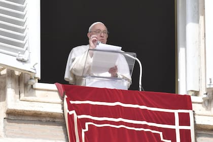 23/10/2022 El Papa Francisco durante el ángelus del domingo 23 de octubre de 2022. SOCIEDAD VATICAN NEWS