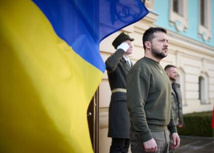 24/02/2023 El presidente de Ucrania, Volodimir Zelenski POLITICA INTERNACIONAL PRESIDENCIA DE UCRANIA