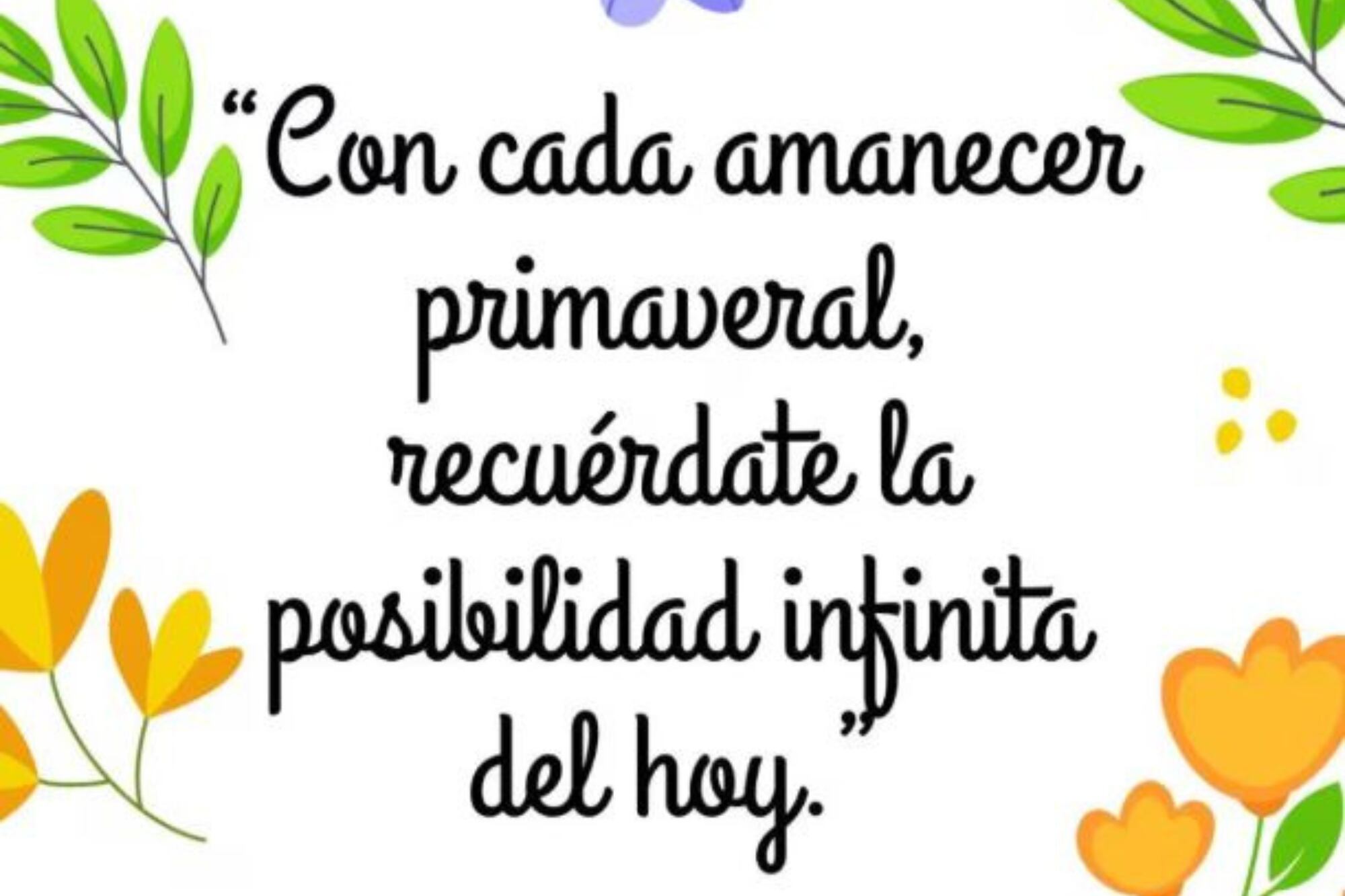 Dedicatorias por el Día de la Primavera