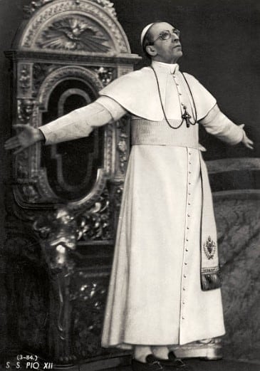 El papa Pío XII fue uno de los tres Sumos Pontífices que llegó al país antes de su papado (Foto: Getty Images)