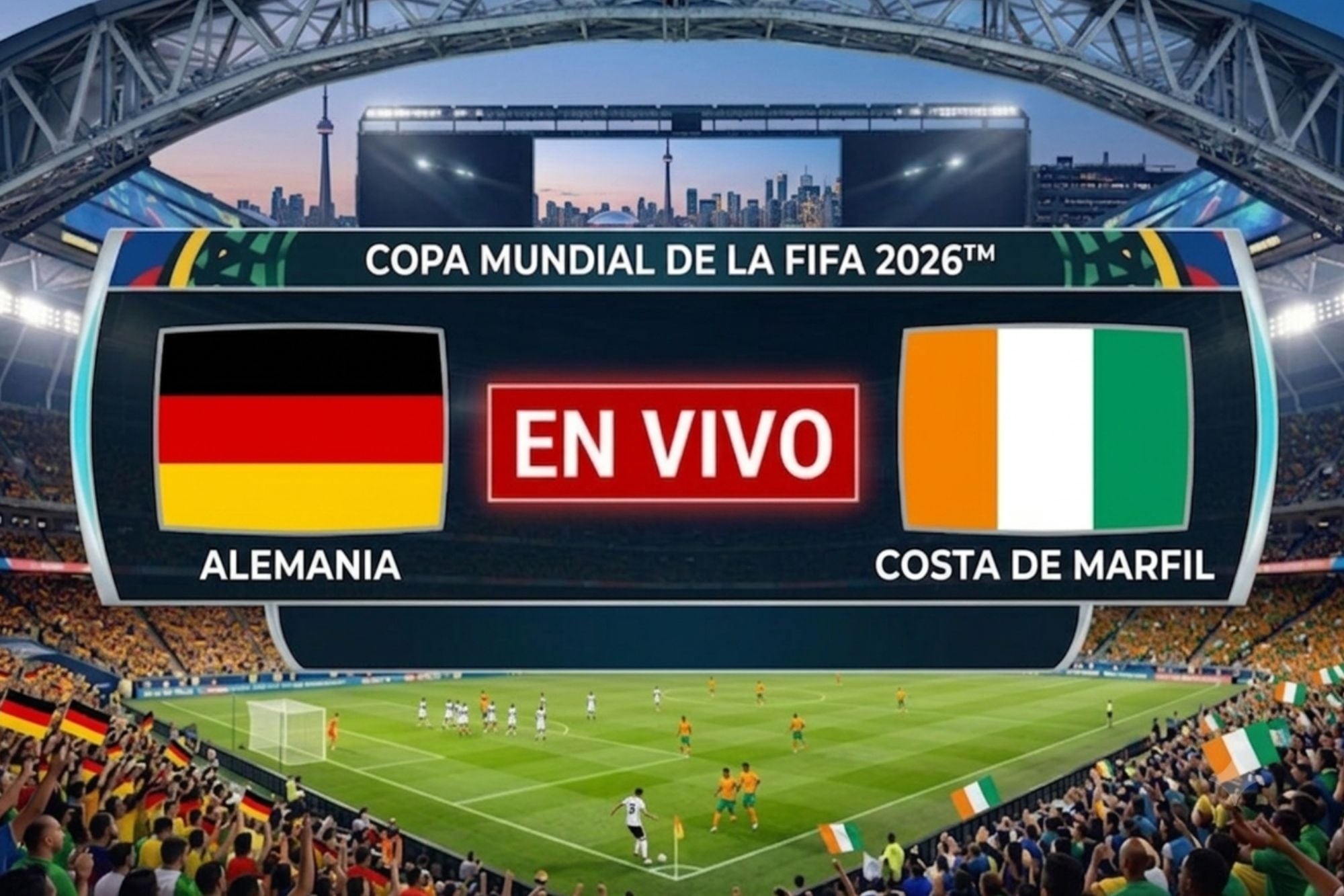A qué hora de EE.UU. juega Alemania vs. Costa de Marfil, hoy: transmisión en vivo del Mundial 2026