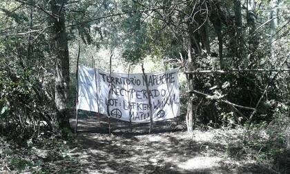 26-11-2017 Pancarta reivindicativa mapuche 