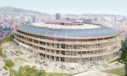 26/11/2021 Diseño del nuevo Camp Nou dentro del 'Espai Barça' DEPORTES FCB