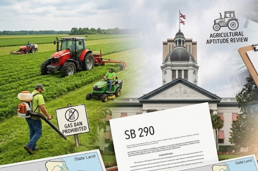 El gobernador Ron DeSantis aprobó una ley en Florida que impacta directamente en el sector agrícola