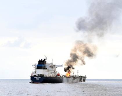 27/01/2024 El petrolero británico 'Marlin Luanda', atacado por los hutíes de Yemen POLITICA ORIENTE PRÓXIMO ASIA YEMEN MARINA INDIA