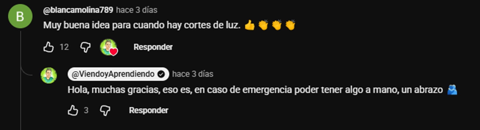El creador del video agregó que se trata de una creación casera para emergencias