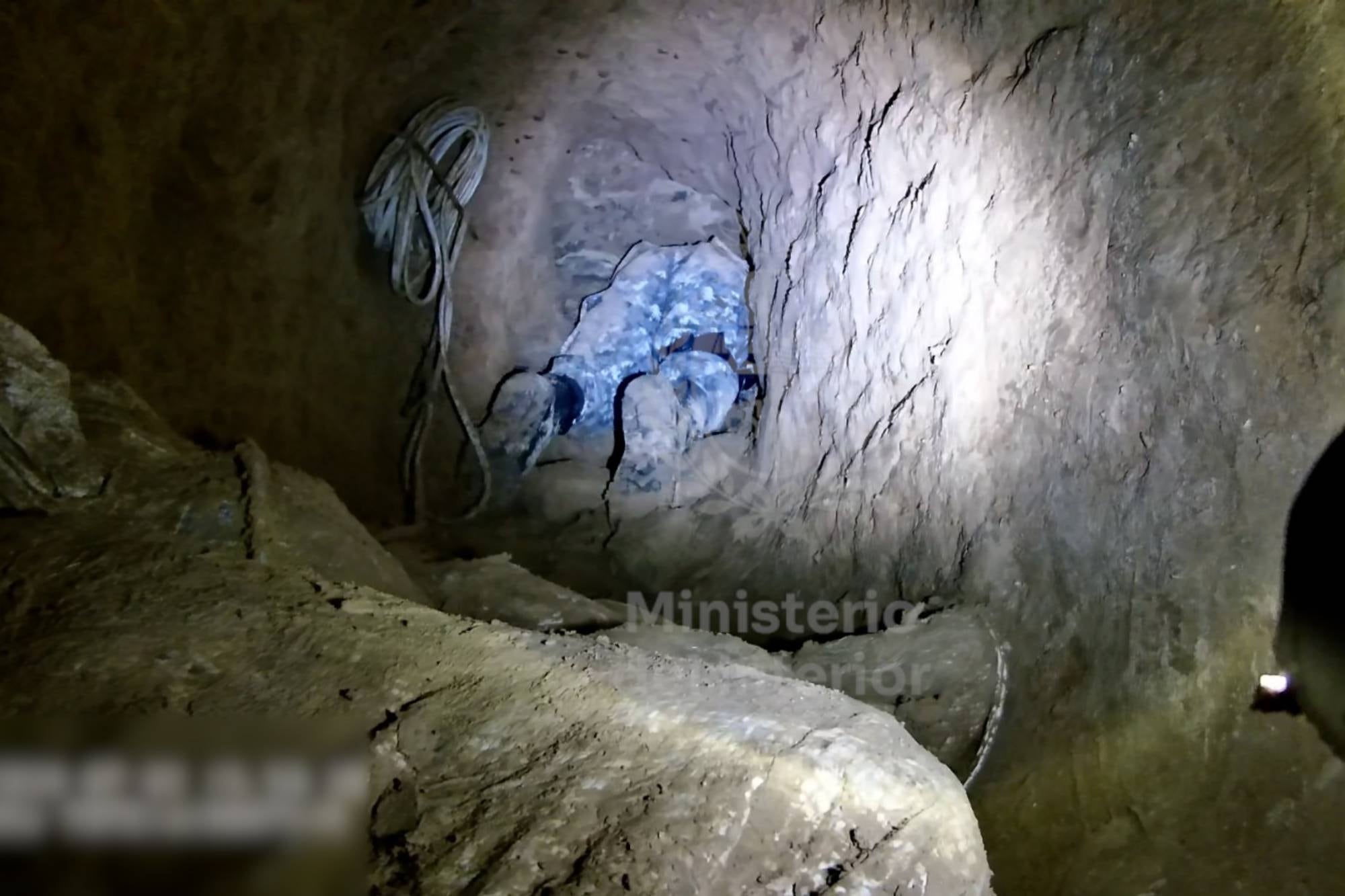 Video: así es por dentro el túnel subterráneo que iba a ser utilizado para robar un banco en Montevideo