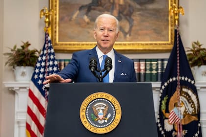 28/04/2022 El presidente de Estados Unidos, Joe Biden, hará una petición para eliminar los impuestos federales al combustible