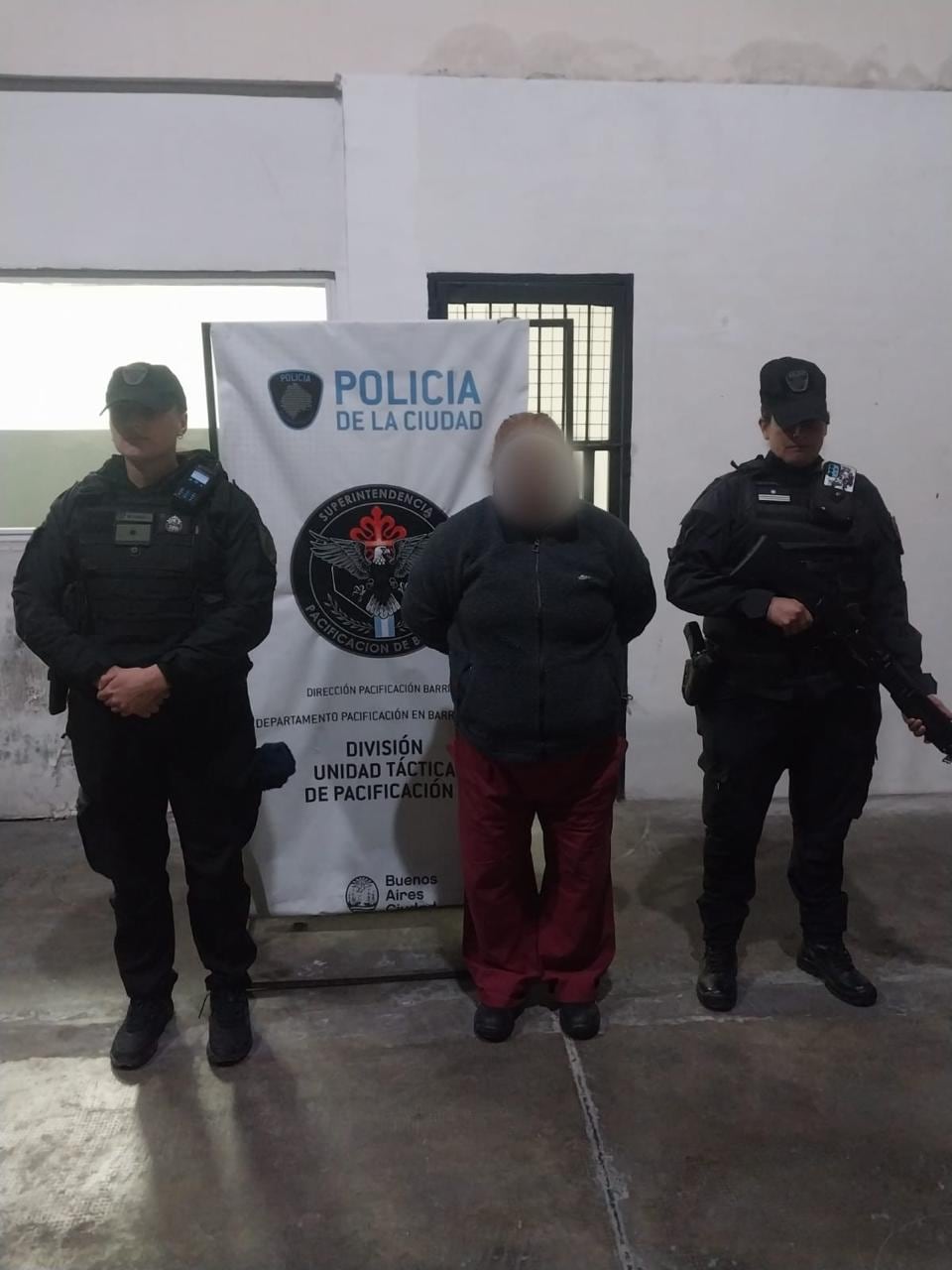 La mujer vendía drogas en la villa Zavaleta